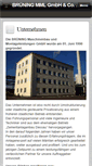 Mobile Screenshot of bruening-gmbh.com